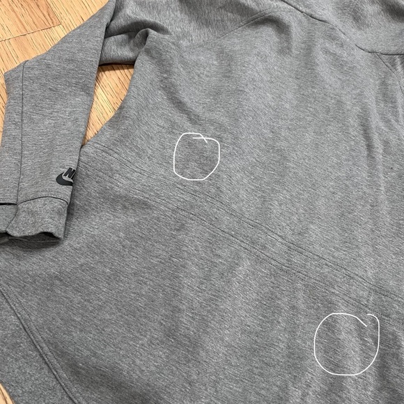 Women’s Nike Hoodie Jacket cinch waste grey size medium - Picture 9 of 10
